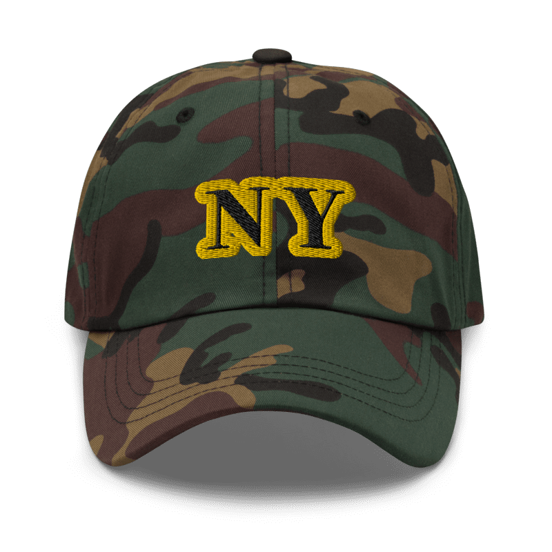 NY CAMO STRAPBACK