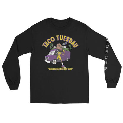 Taco Tuesday Black Long Sleeve Tee