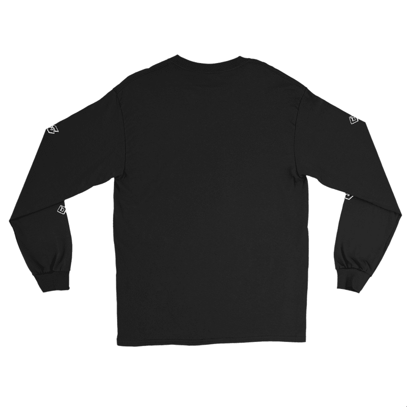 West VS East black long sleeve tee