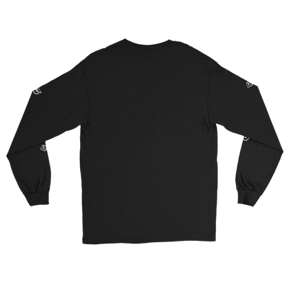 West VS East black long sleeve tee