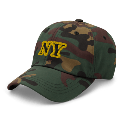 NY CAMO STRAPBACK