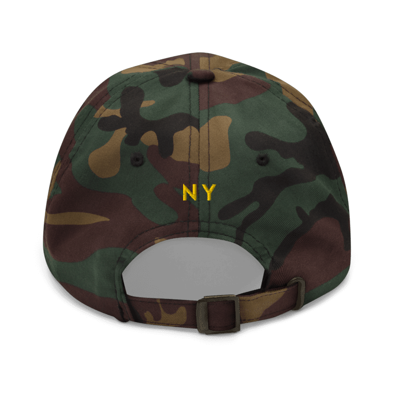 NY CAMO STRAPBACK