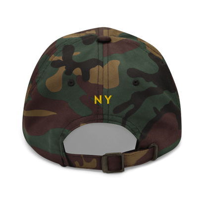 NY CAMO STRAPBACK