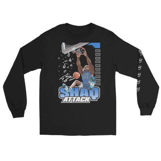 Shaq Attack Black Long sleeve tee