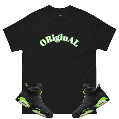 Original Goat Big Arch black/neon tee