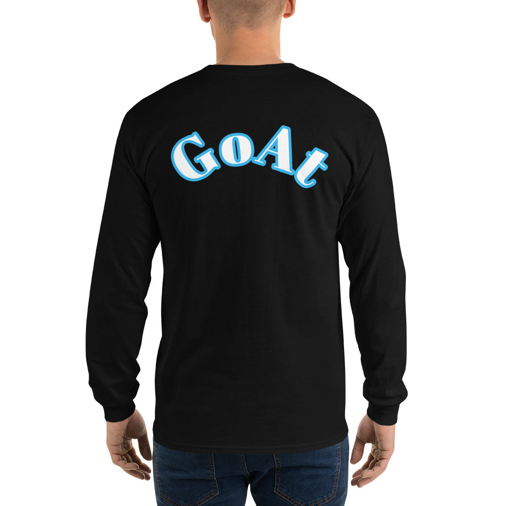 Original Goat Big Arch Black/Sky Blue Long Sleeve Shirt