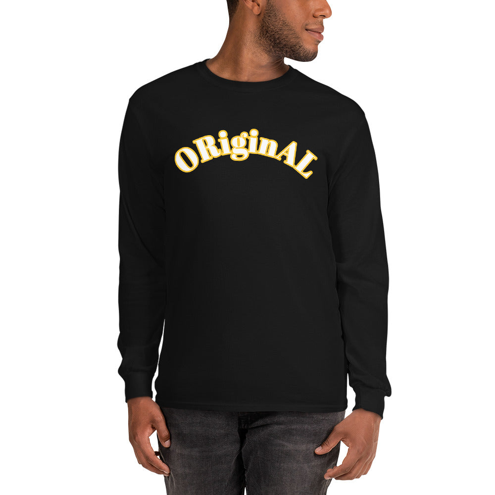 Original Goat Big Arch Black/yellow  Long Sleeve Shirt