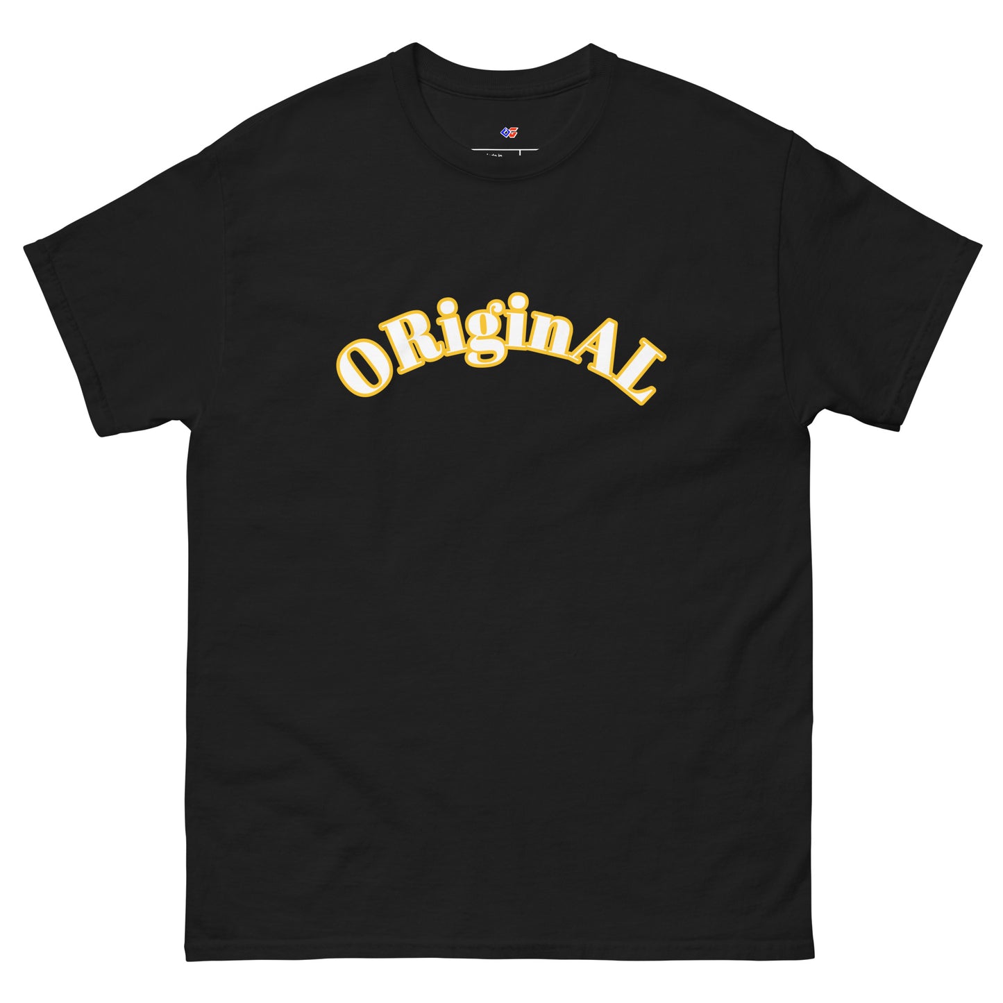 Original Goat Big Arch black/yellow t-shirt