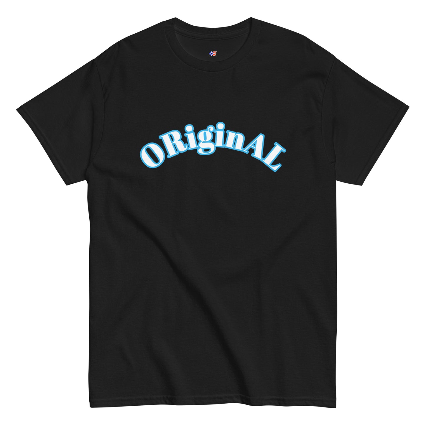 Original Goat Big Arch black/sky blue t-shirt