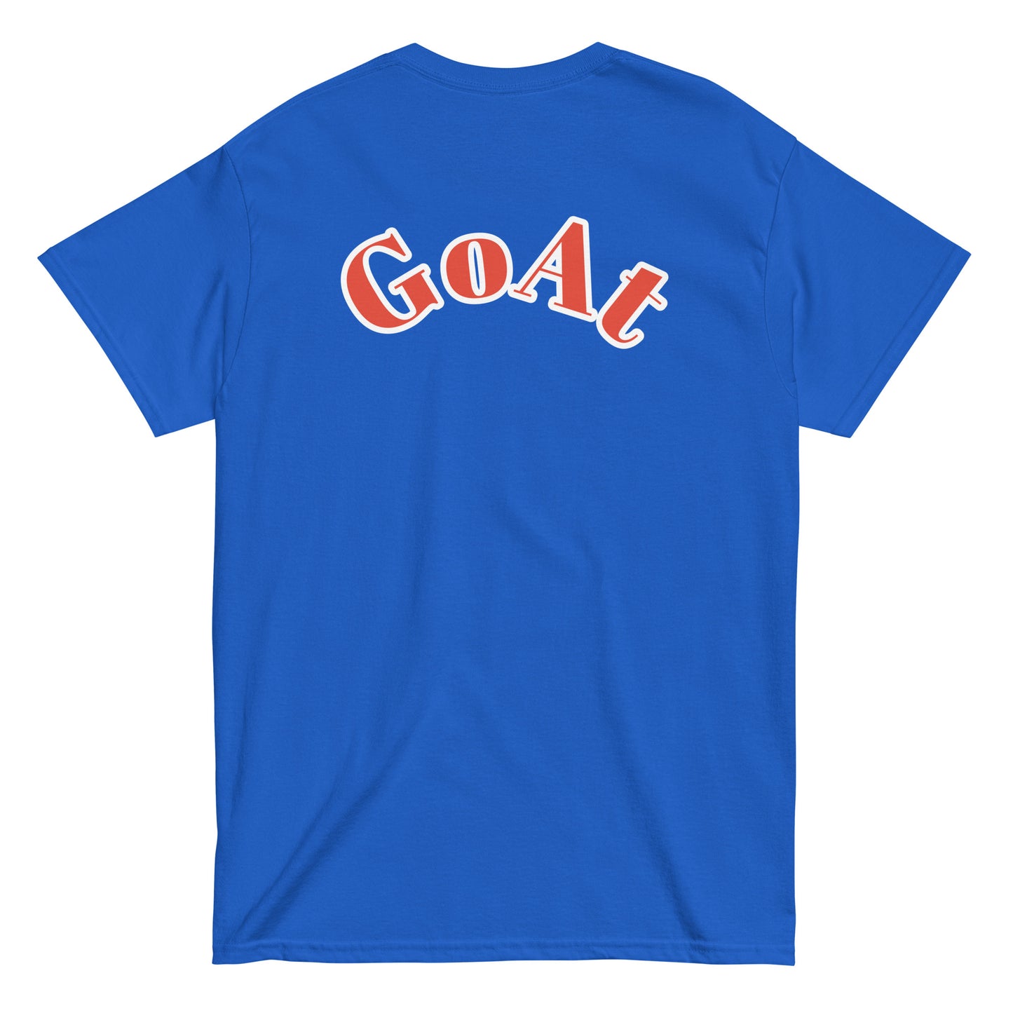 Original Goat Big Arch Royal/Red t-shirt