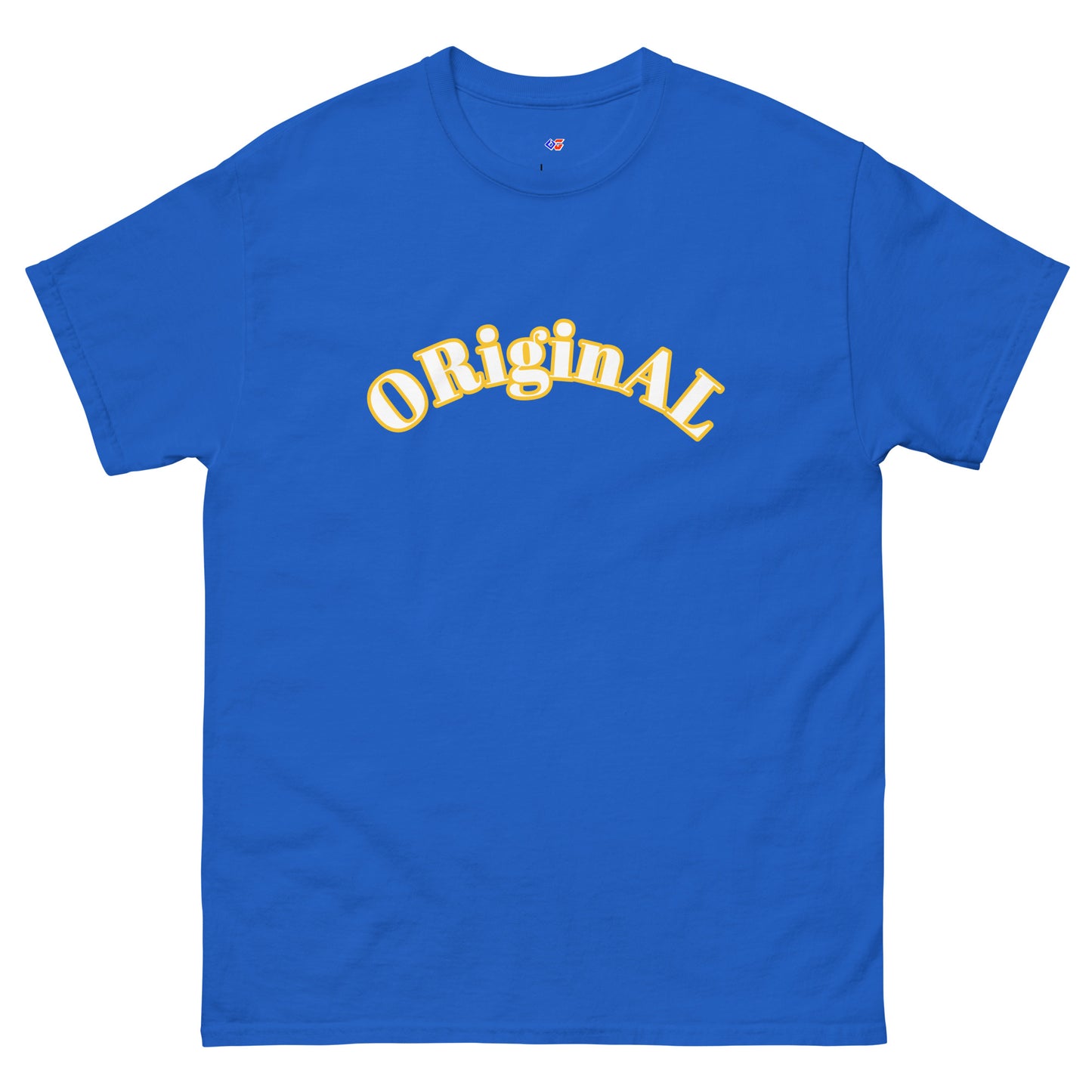 Original Goat Big Arch Royal/Yellow t-shirt