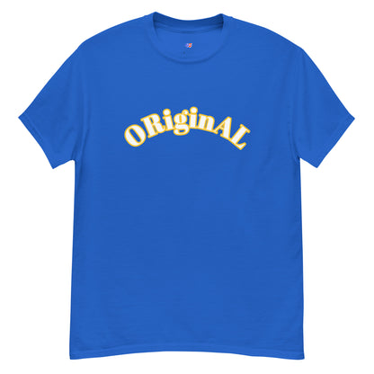 Original Goat Big Arch Royal/Yellow t-shirt