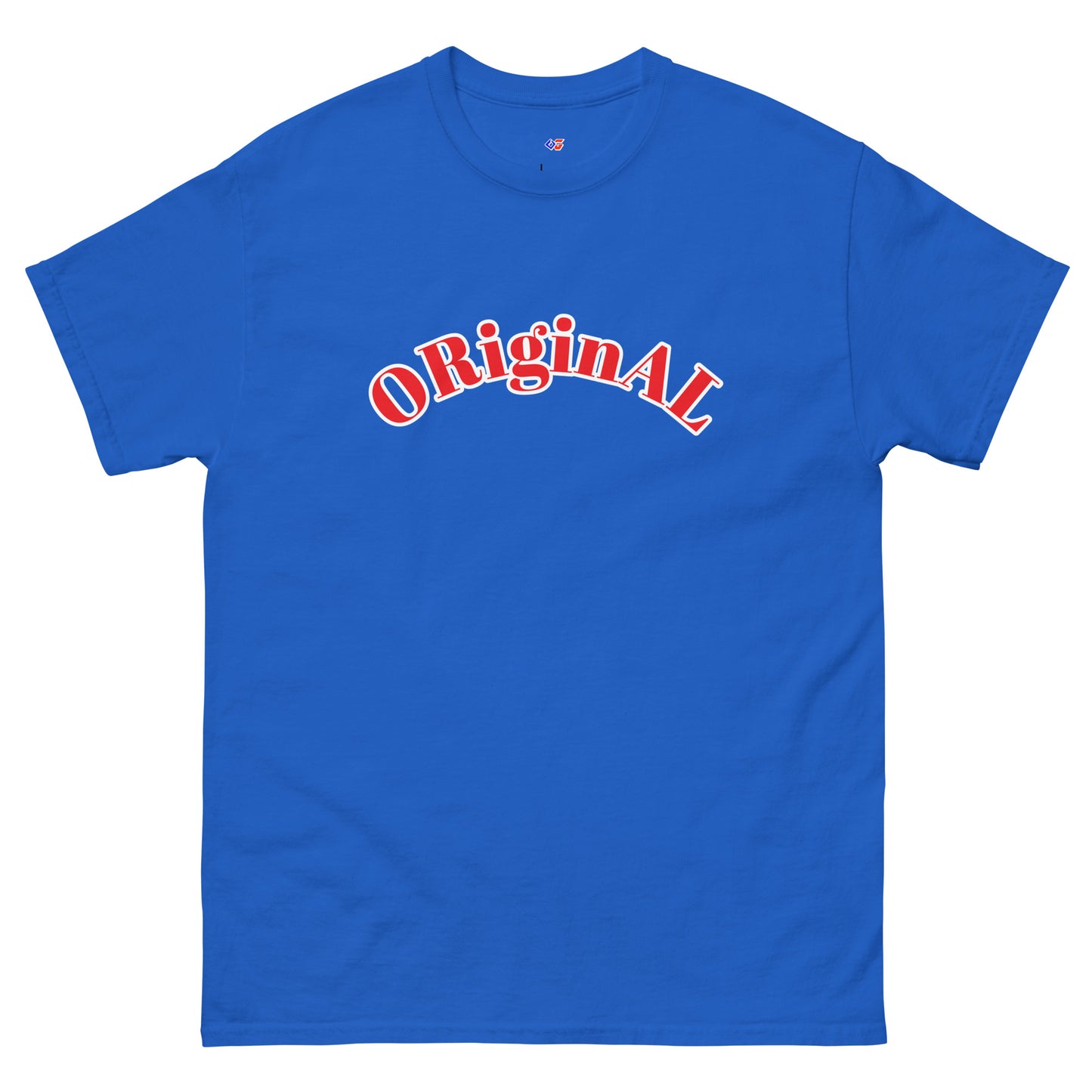 Original Goat Big Arch Royal/Red t-shirt