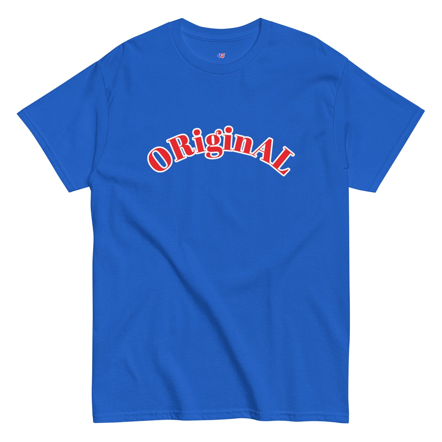 Original Goat Big Arch Royal/Red t-shirt