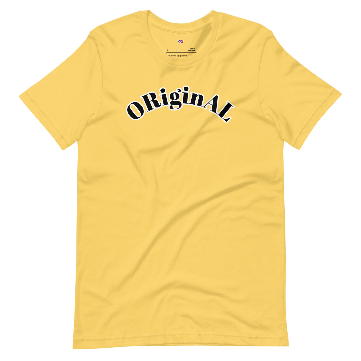 Original Goat Big Arch Yellow/black t-shirt